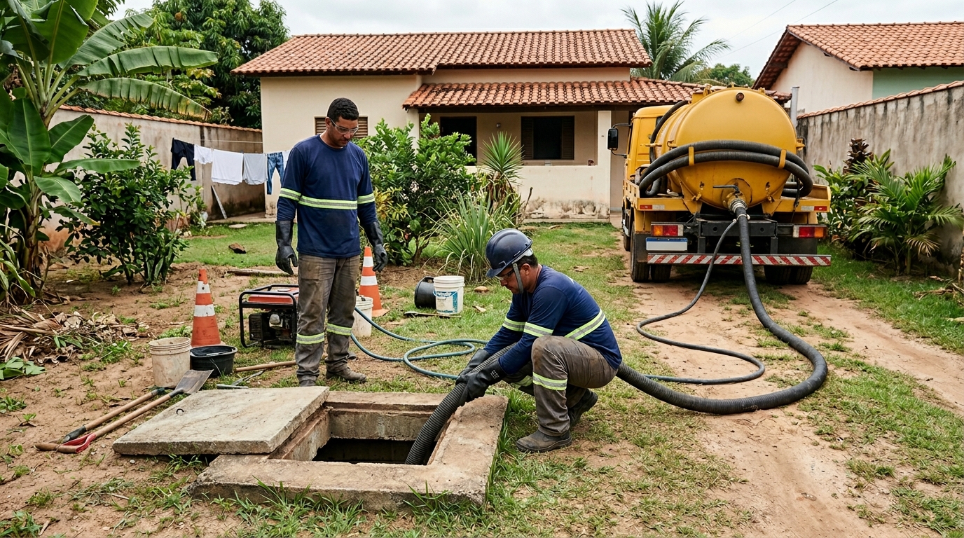 Desentupimento de fossa em Teresina-PI